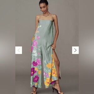 Anthropologie Floral Jumpsuit Size XL